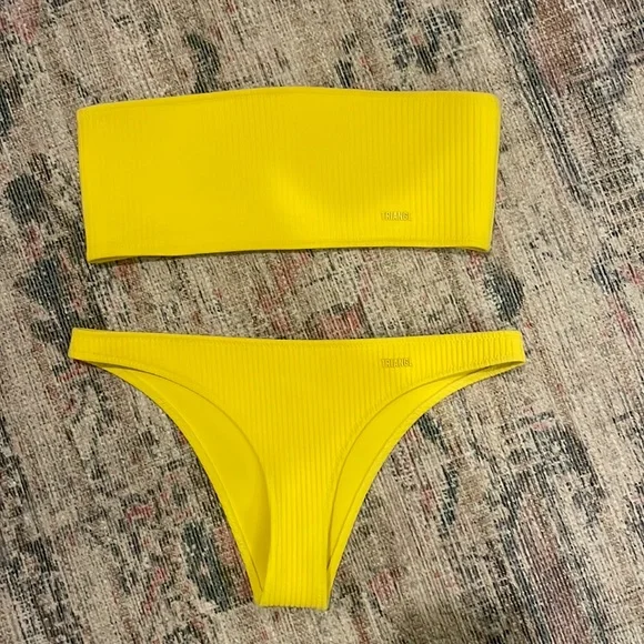 Triangl bikini, yellow, size medium, perfect condition - Picture 1 of 3